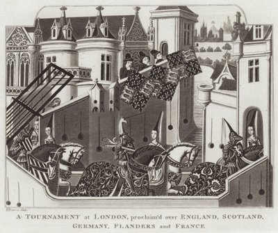A Tournament at London proclaimed over England, Scotland, Germany, Flanders and France by English School