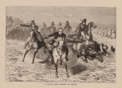 A Village Race Meeting in Saxony by English School