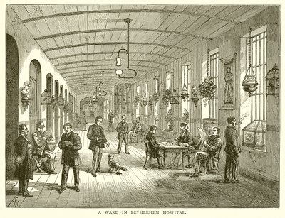 A Ward in Bethlehem Hospital by English School
