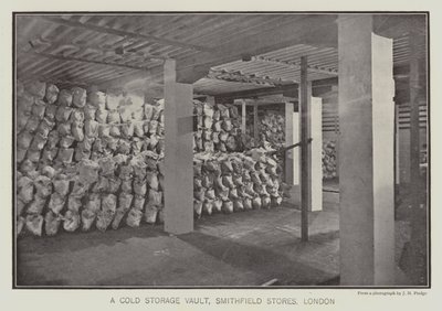 A Cold Storage Vault, Smithfield Stores, London by English School