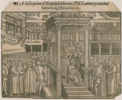 A Description of the Pulpit by English School