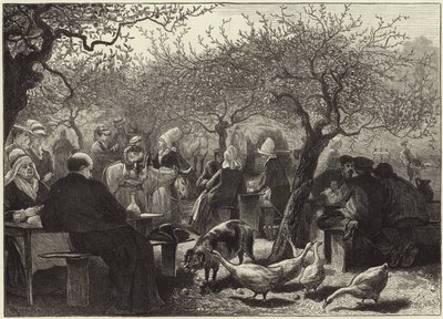 A Fete Day in Normandy After the Apple Harvest by English School