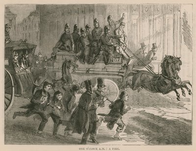 A Fire in London by English School