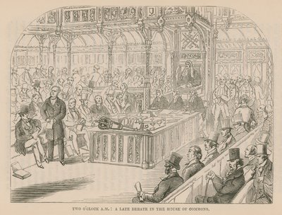 A Late Debate in the House of Commons by English School
