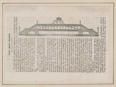 A Proposed Double-Decker Bridge Over the Thames by English School