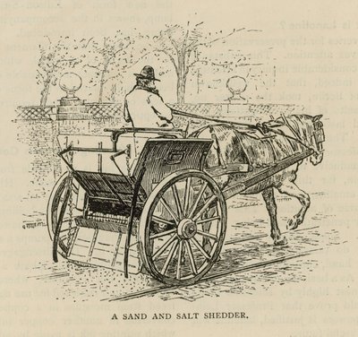 A sand and salt shedder by English School