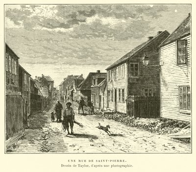 A Street in Saint-Pierre, Saint Pierre and Miquelon by English School