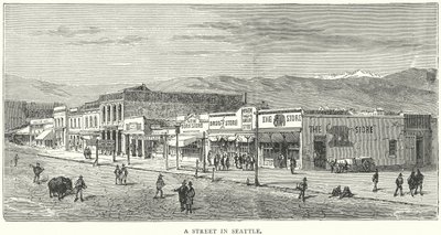A Street in Seattle by English School