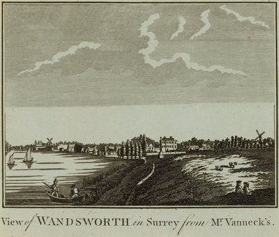 A View of Wandsworth in Surrey by English School