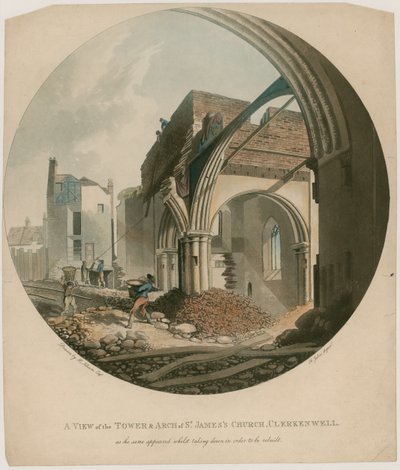 A View of the Tower and Arch of St James