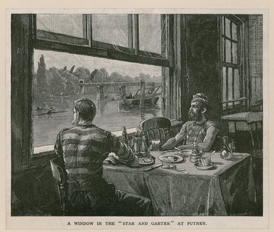 A Window in the Star and Garter, Putney by English School