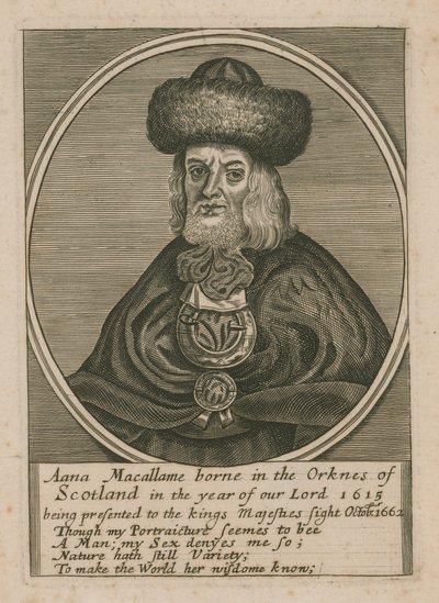 Aana Macallame of the Orkney Islands by English School
