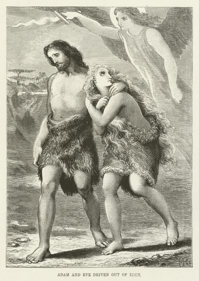 Adam and Eve Driven Out of Eden by English School