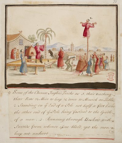 Some of the Chinese juggler