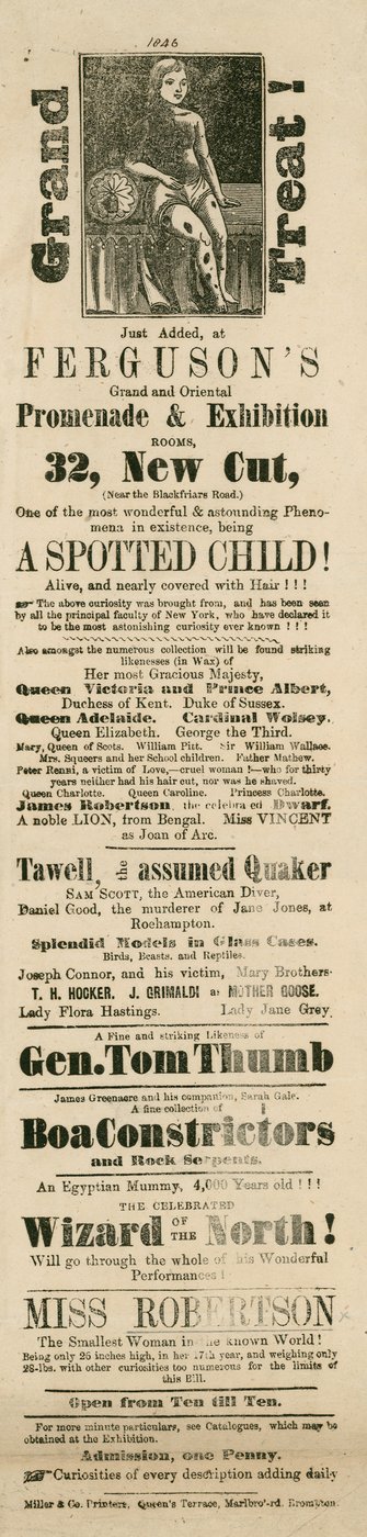 Advert for Ferguson