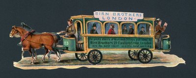 Advertisement for Birn Brothers, London by English School
