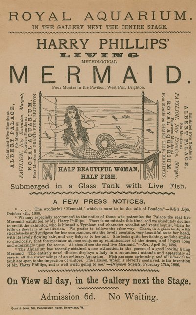 Advertisement for Harry Phillips