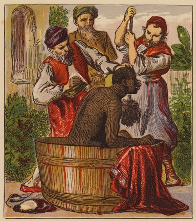 Aesop’s Fables: The Blackamoor by English School