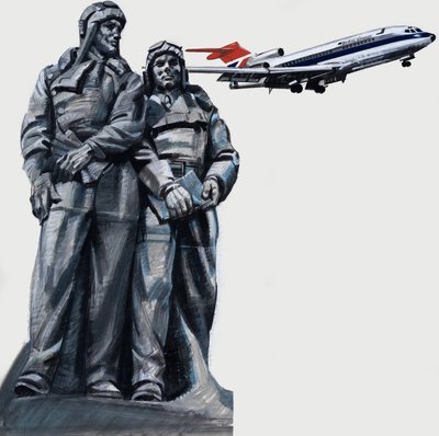 Airmen and Aircraft by English School