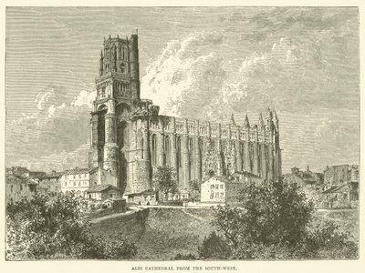 Albi Cathedral from the South-West by English School