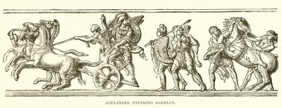 Alexander Entering Babylon by English School