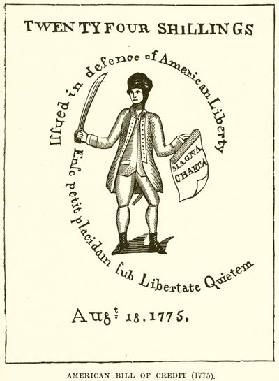 American Bill of Credit (1775) by English School