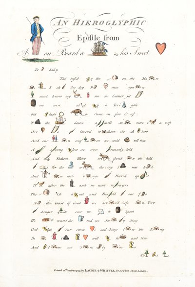 An Hieroglyphic Epistle by English School