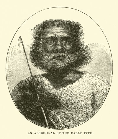 An Aboriginal of the Early Type by English School