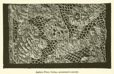 Ancient Point, Italian, Seventeenth Century by English School