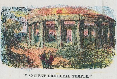 Ancient Druidical Temple by English School