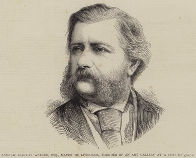 Andrew Barclay Walker, Esquire, Mayor of Liverpool, Founder of an Art Gallery at a Cost of £20000 by English School