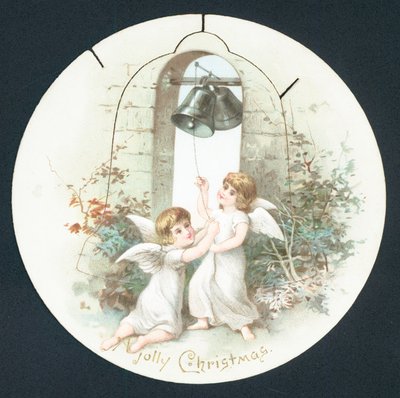 Angels ringing bells by English School