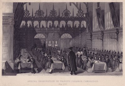 Annual Examination in Trinity College, Cambridge, May 1842 by English School