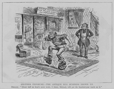 Another Exposure, the Antique Rug Business Shown Up by English School