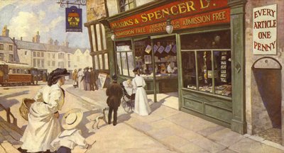 Another Type of Semi-Open Shopfront, 1900 by English School