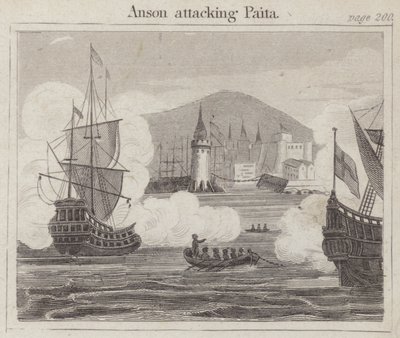 Anson attacking Paita by English School