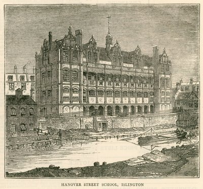 Architecture of the London School Board: Hanover Street School, Islington, London by English School
