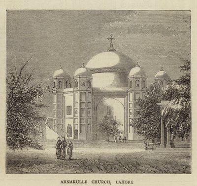 Arnakulle Church, Lahore by English School