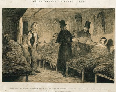 Arrested by the Police at a Three-Penny Lodging House by English School