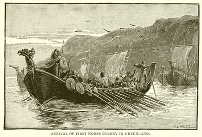 Arrival of First Norse Colony in Greenland by English School