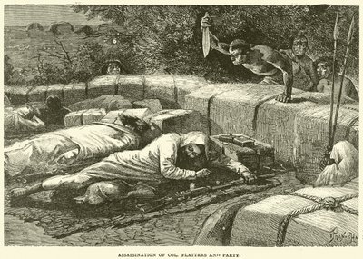 Assassination of Col Flatters and Party by English School