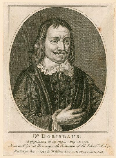 Assassination of Dr Isaac Dorislaus, May 1649 by English School