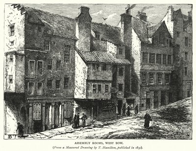 Assembly Rooms, West Bow (engraving) by English School