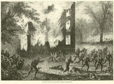 Attack on an advanced French position by English School