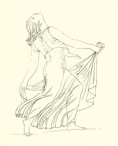 Bacchante Dancing with Enthusiastic Fervour by English School