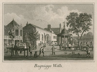 Bagnigge Wells, London by English School