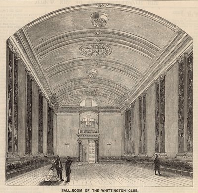 Ballroom of the Whittington Club, London by English School