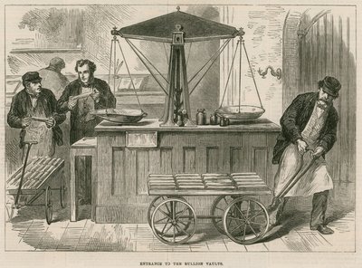Bank of England, Bullion Office and Gold Weighing Room by English School