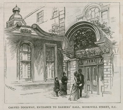 Barber Surgeons Hall, Monkwell Street, London by English School