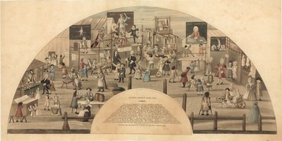 Bartholomew Fair, 1721 by English School